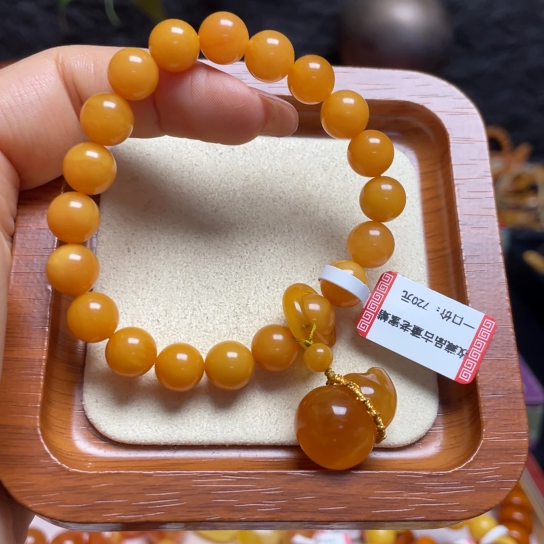手链蜜蜡未镶嵌手串