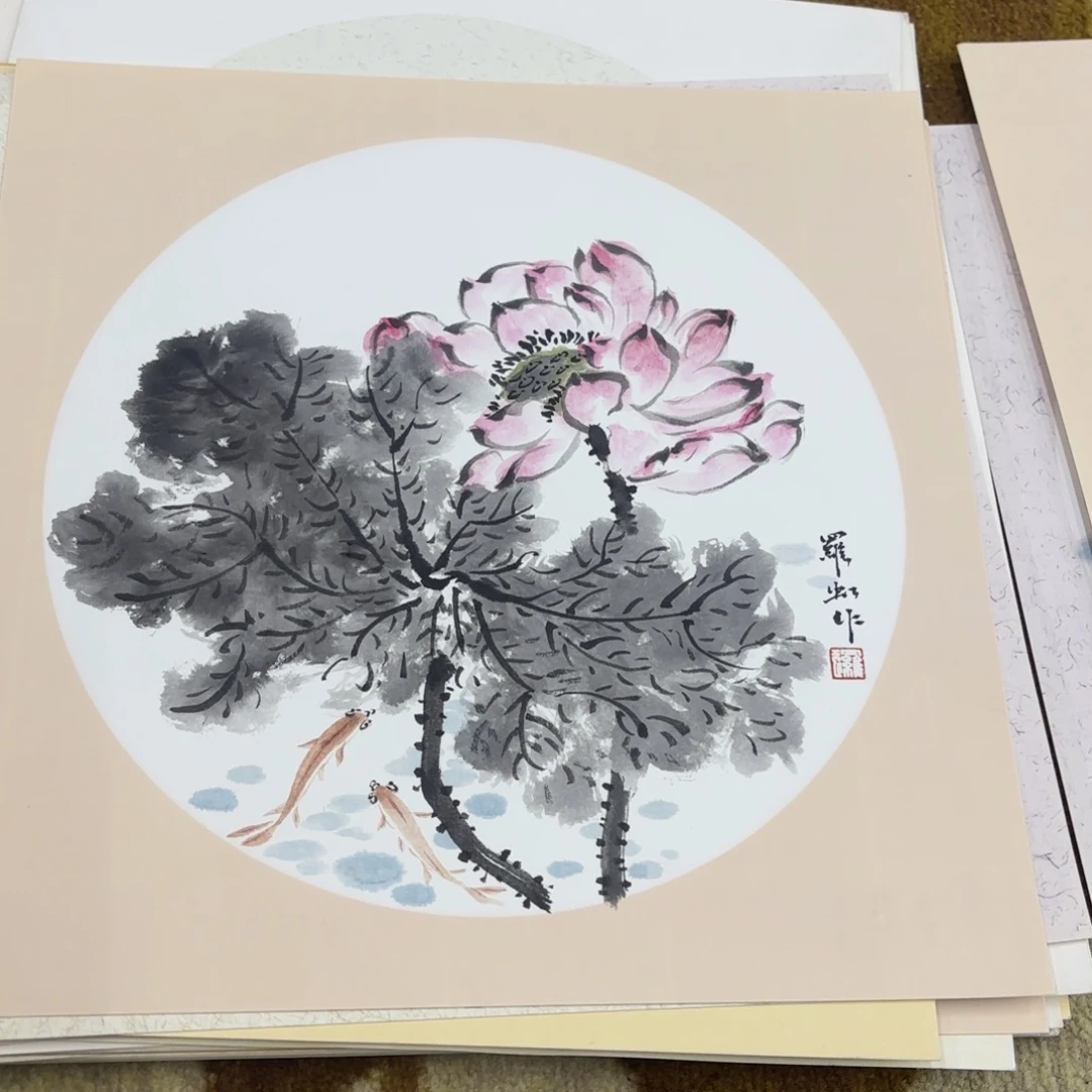 国画33-33卡纸作品艺