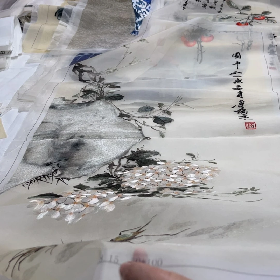织绣微*可苏绣纯手工巧克力饼干