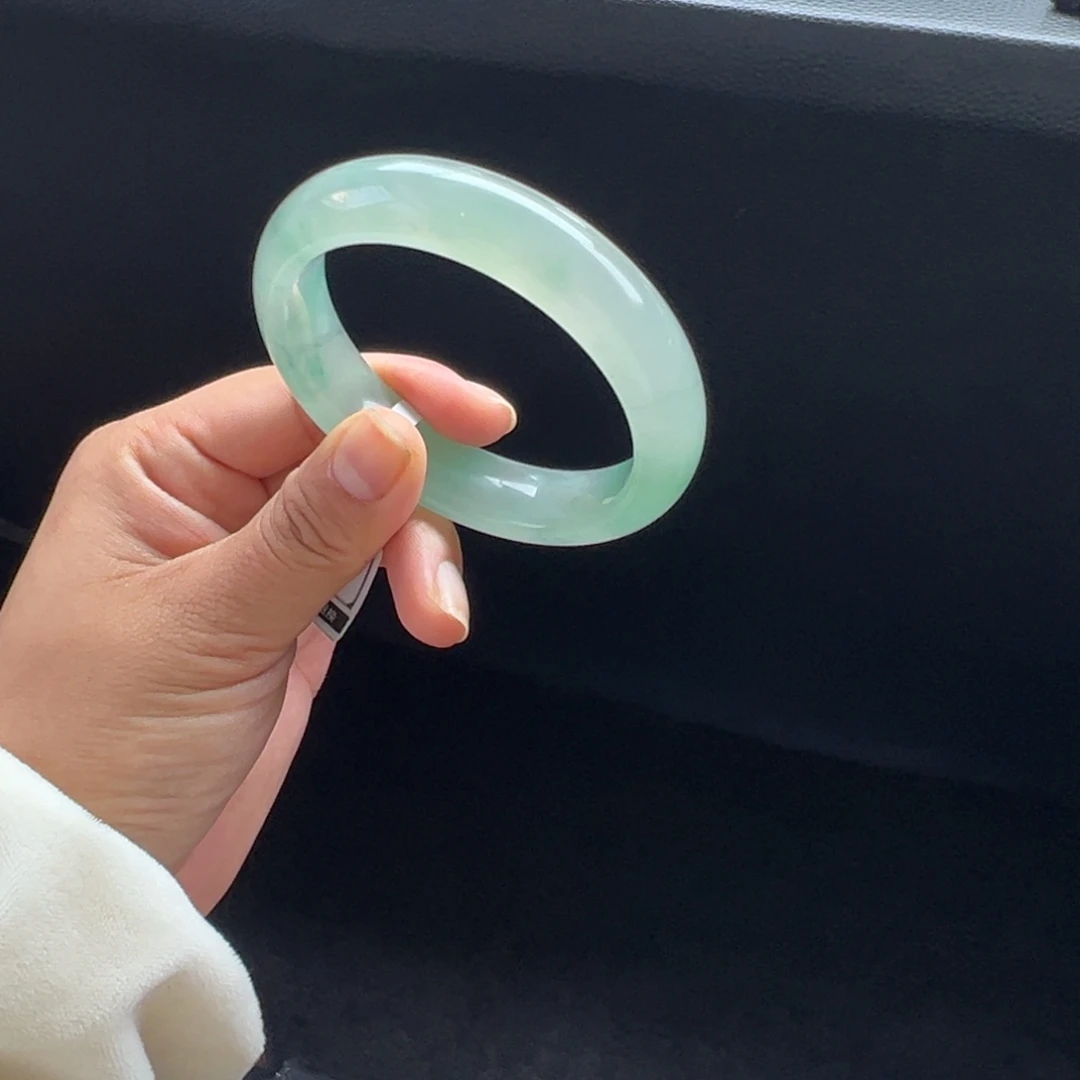 石英质玉未镶嵌手镯非洲翠5758