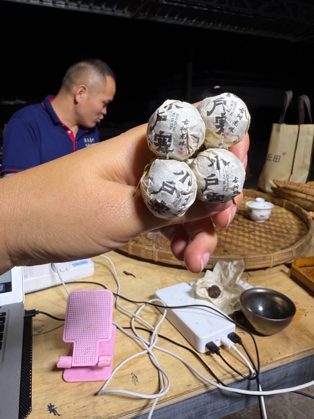 2018年云南临沧勐库小户赛古树头春生茶龙珠7.14（11号）