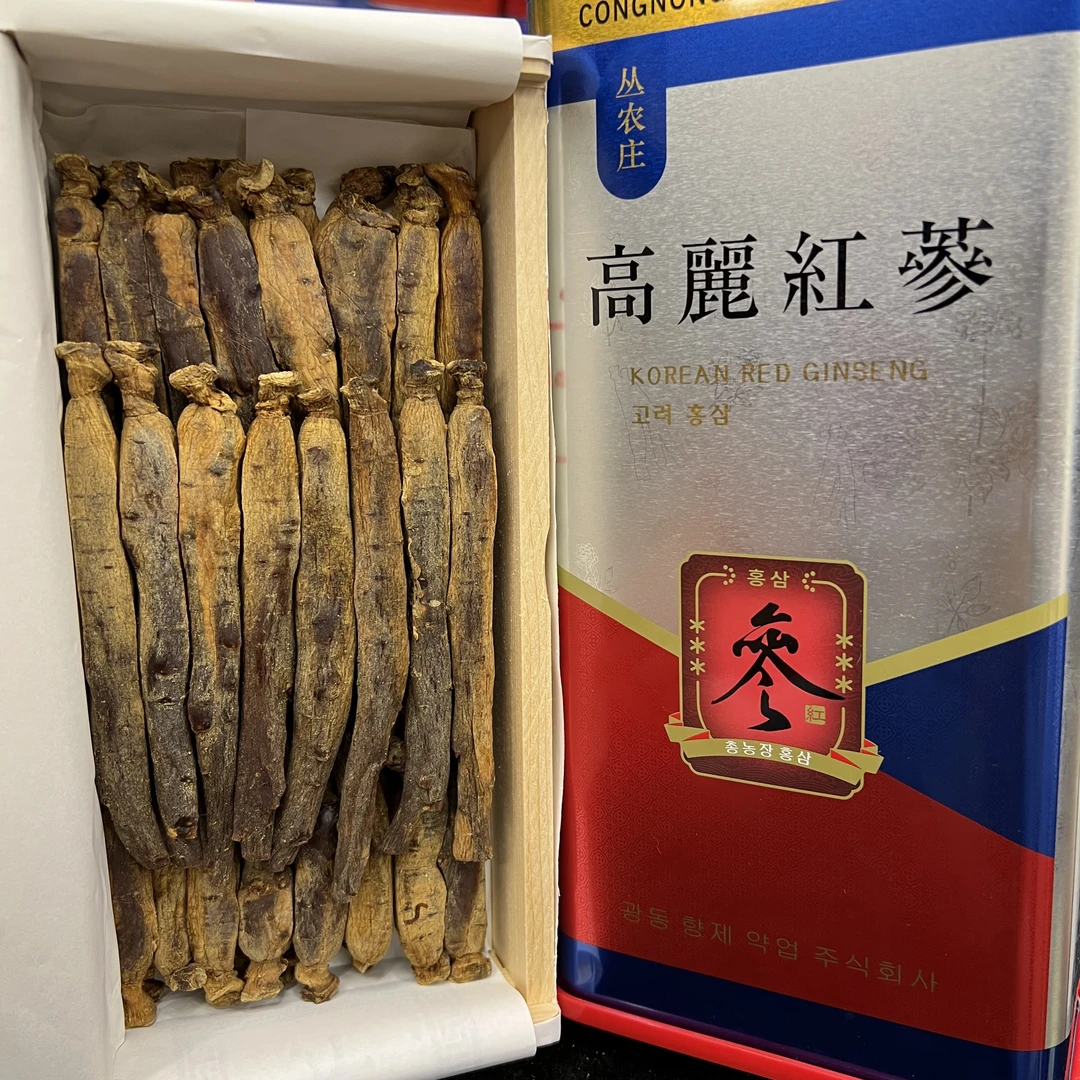 （直播）丛农庄高丽参 银盒 30头高丽参 600g