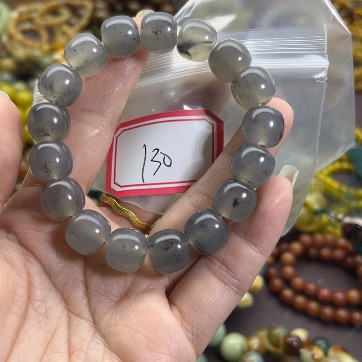 蛇纹石玉未镶嵌手链