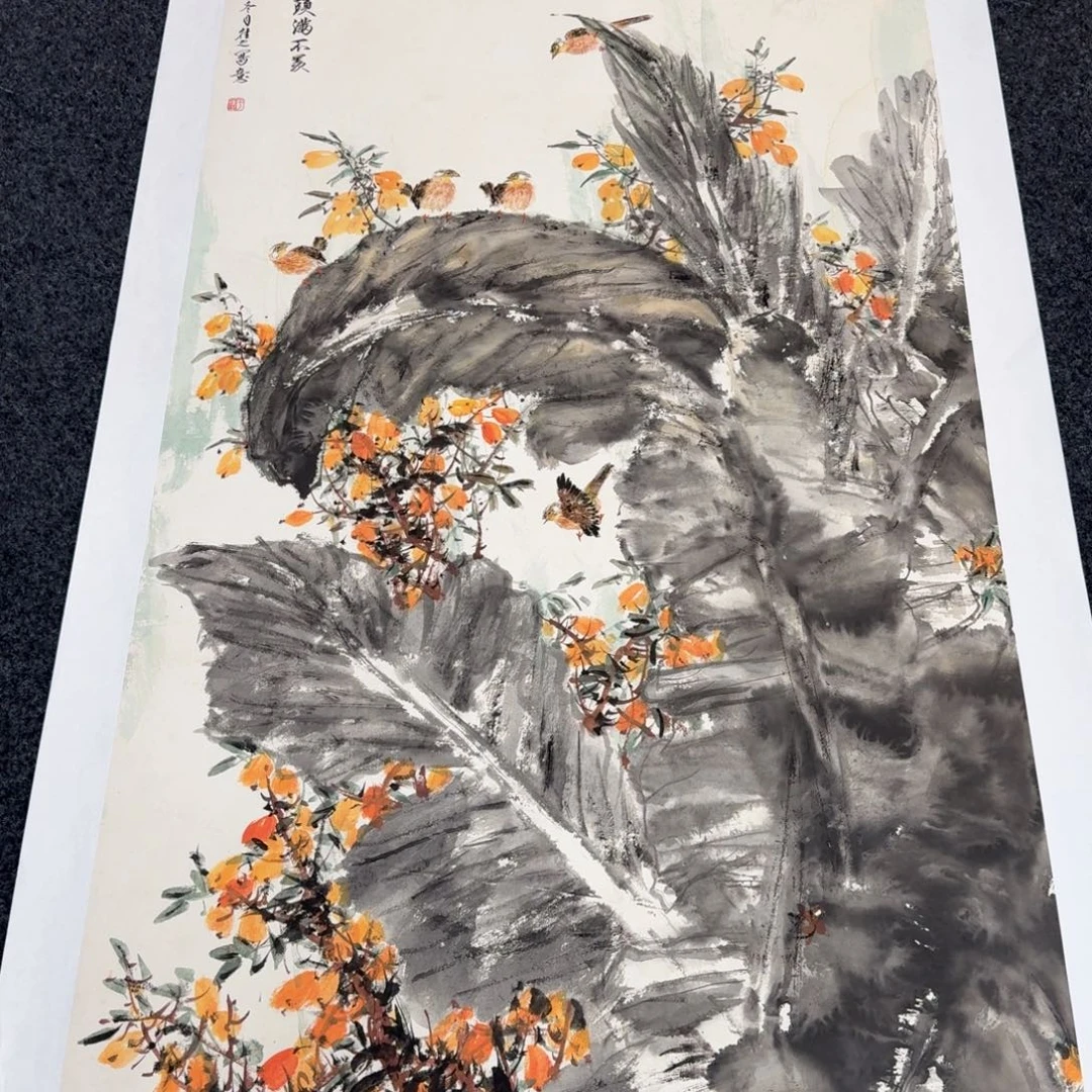 国画国画作品山水花鸟纯手绘