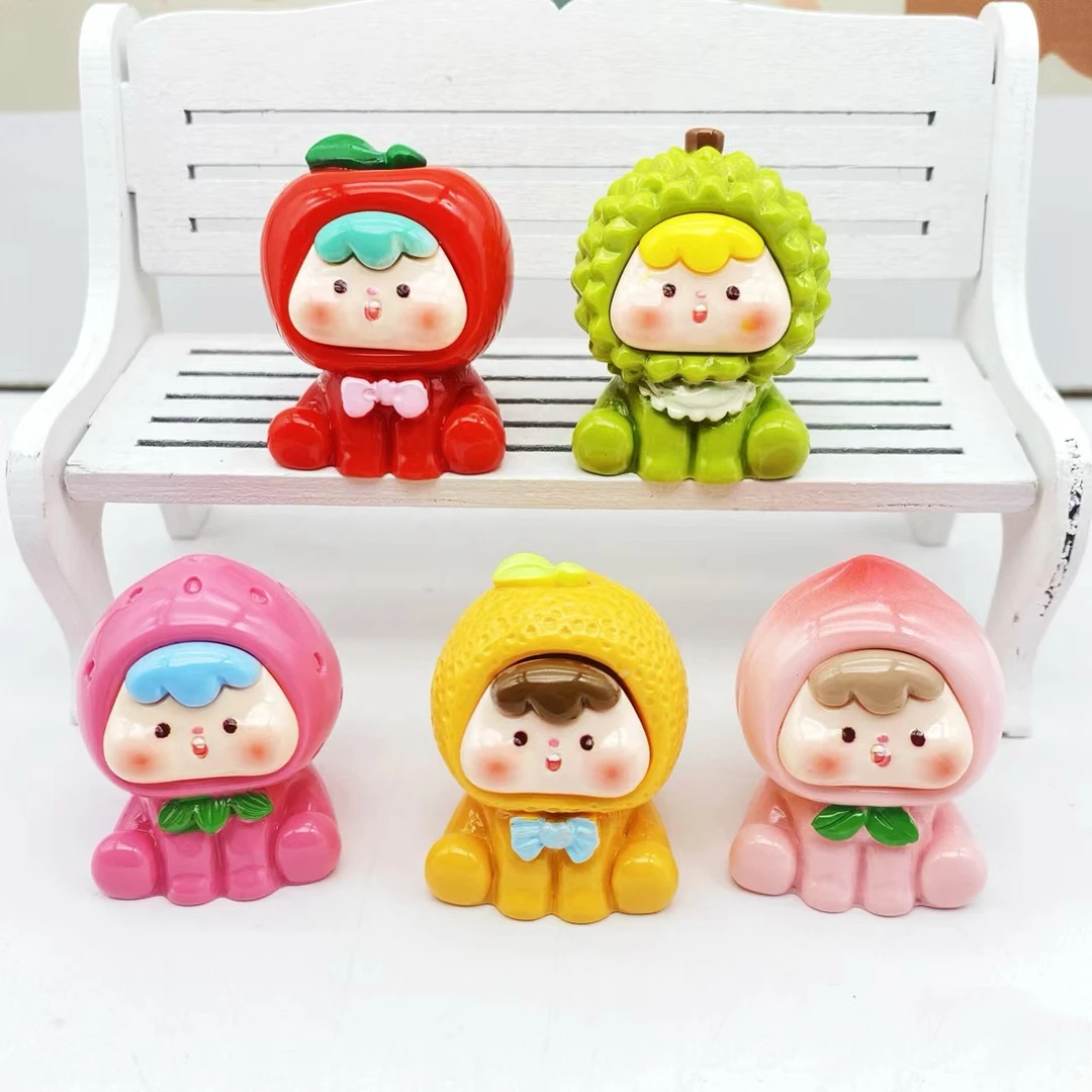 【直播拆】二代水果崽崽盲袋树脂DIY挂件车载摆件 九宫格对对碰