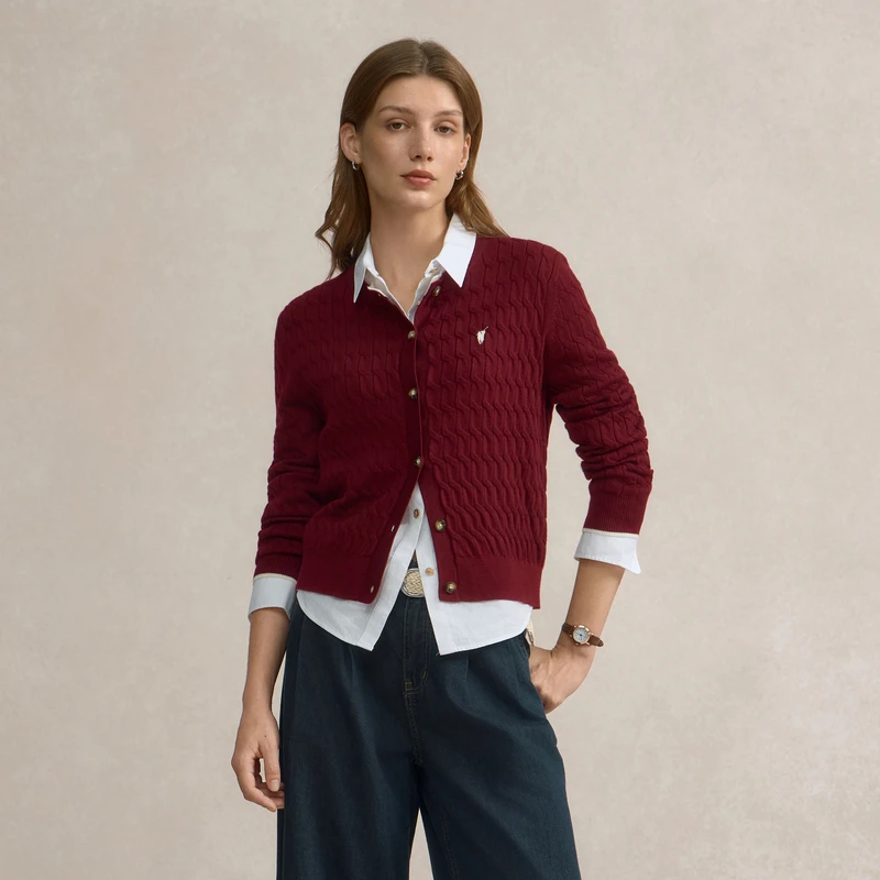 POLOWALK女装2025秋季新品女式长袖针织衫AH6W53581861