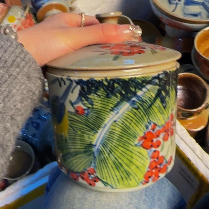 瓷片景德镇陶瓷手工手绘