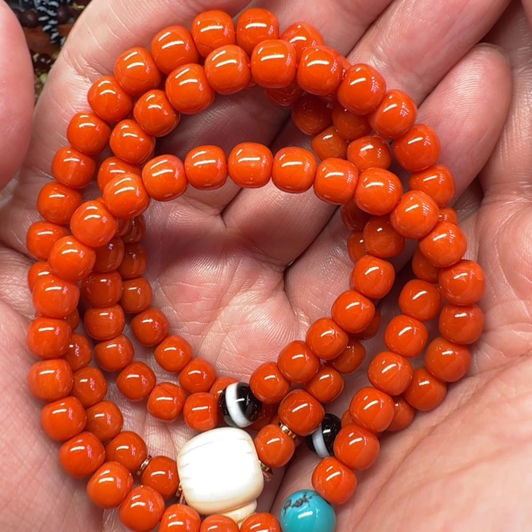 南红玛瑙未镶嵌颈饰