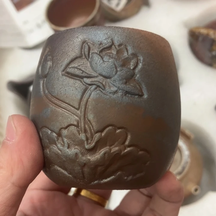 柴烧茶具宝瓶大放漏