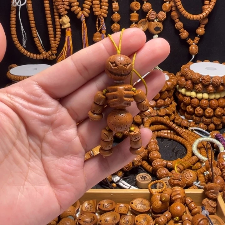 陳***浓把件桃核南瓜人挂件