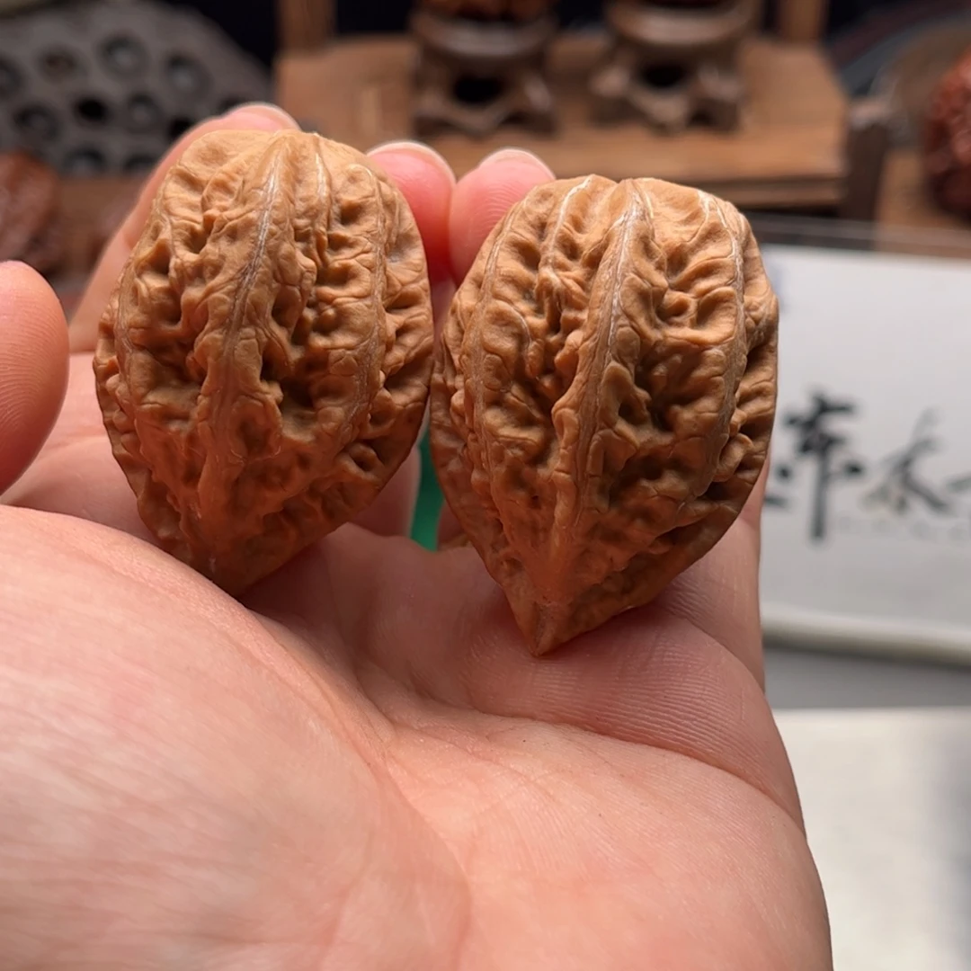 文玩核桃把件关东木子家楸大胖38