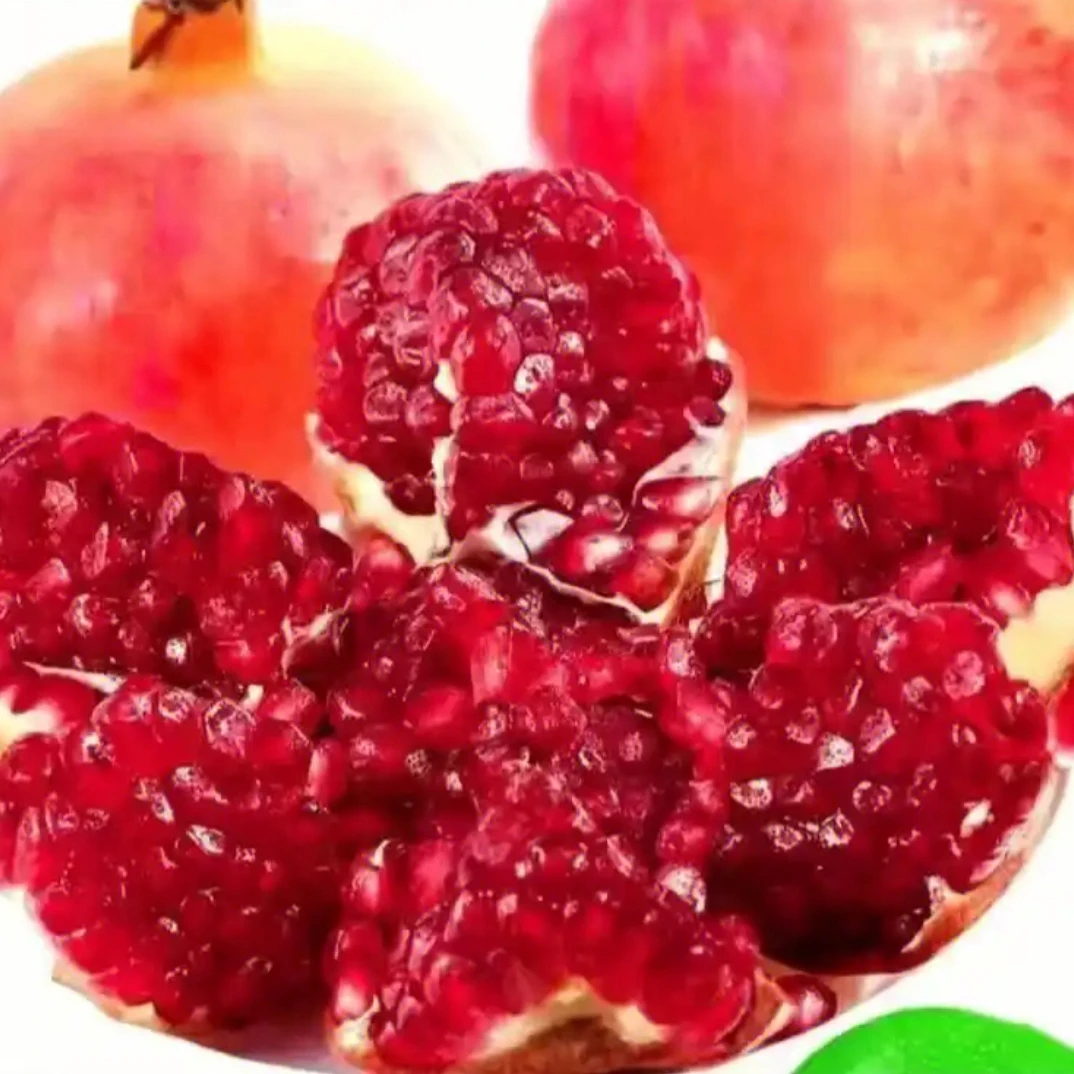 四川会理软籽石榴新鲜采摘当季水果爆甜多汁日本少女