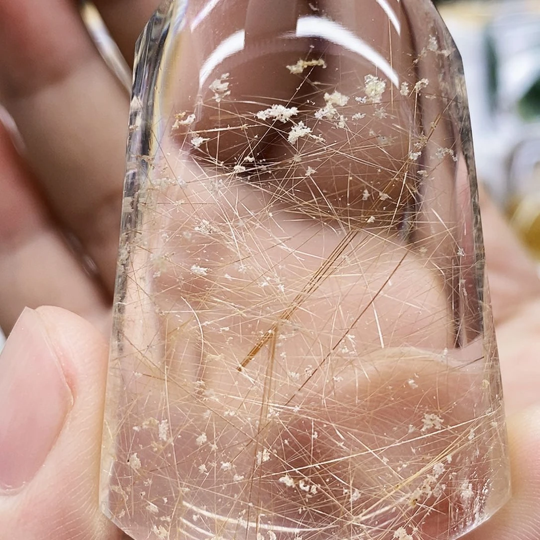 水晶珠宝半成品未镶嵌吊坠