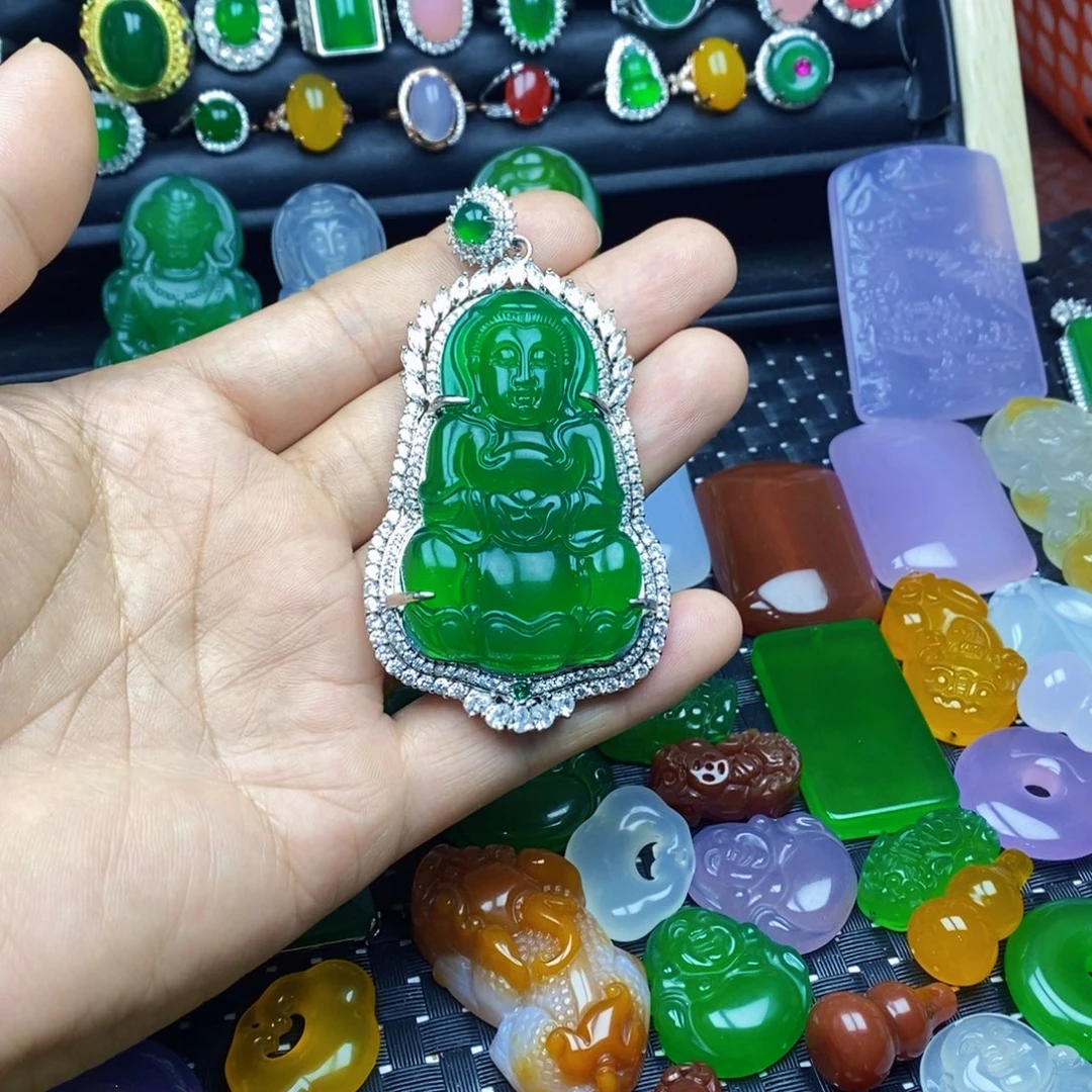 玛瑙/玉髓颈饰合金