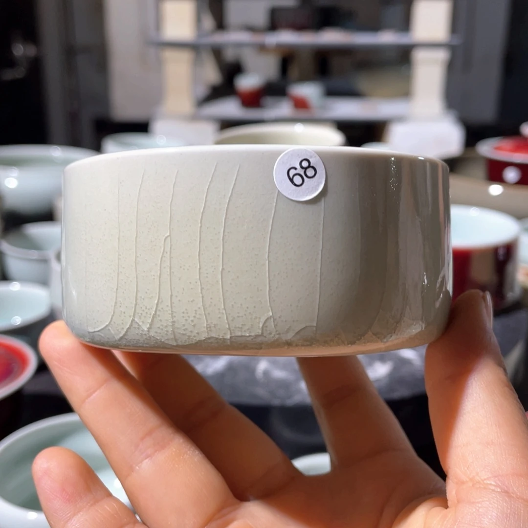 小***茶瓷片纯手工制作……微微瑕