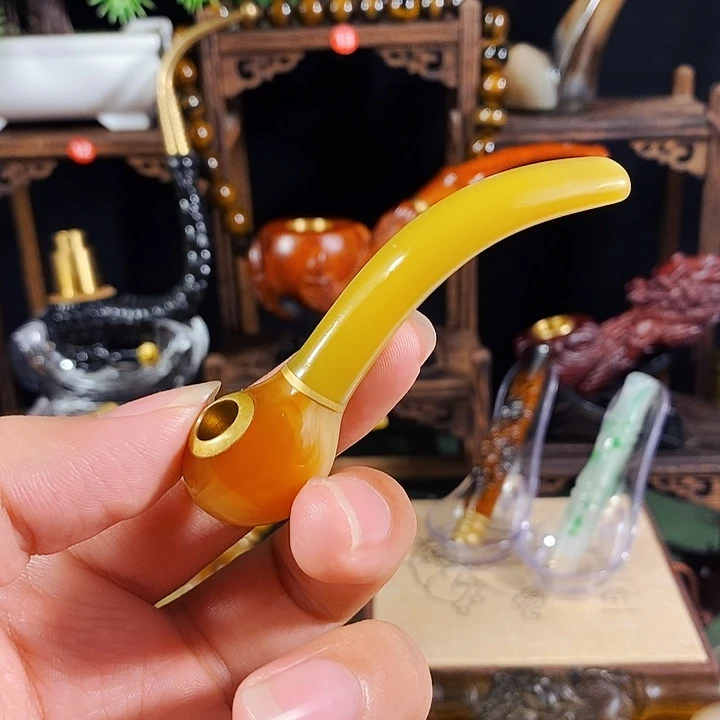 高端定制金丝楠烟嘴