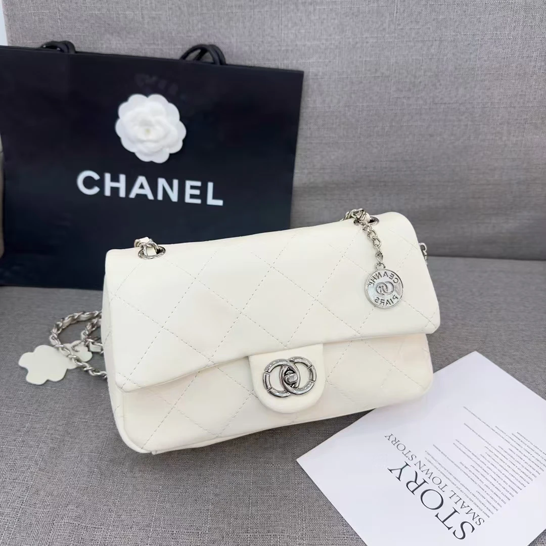 小香风小众菱格链条腋下包包女2025新款百搭单肩斜挎包时尚高级感