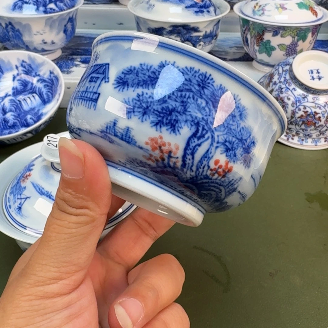 景德镇纯手绘茶具圆圆253