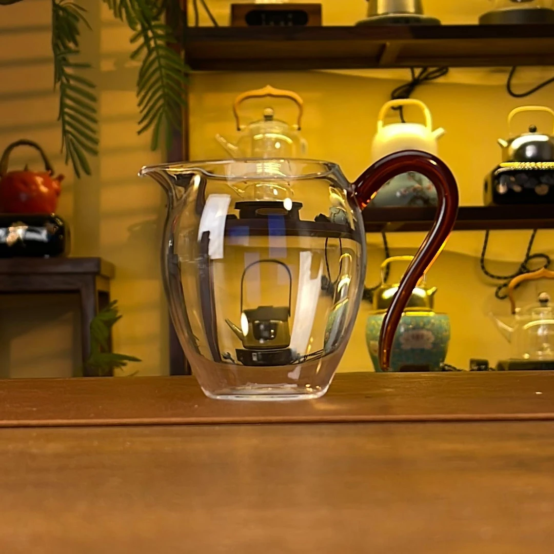 【央璃专属】创意手工高硼硅玻璃公道杯耐热茶海分茶器