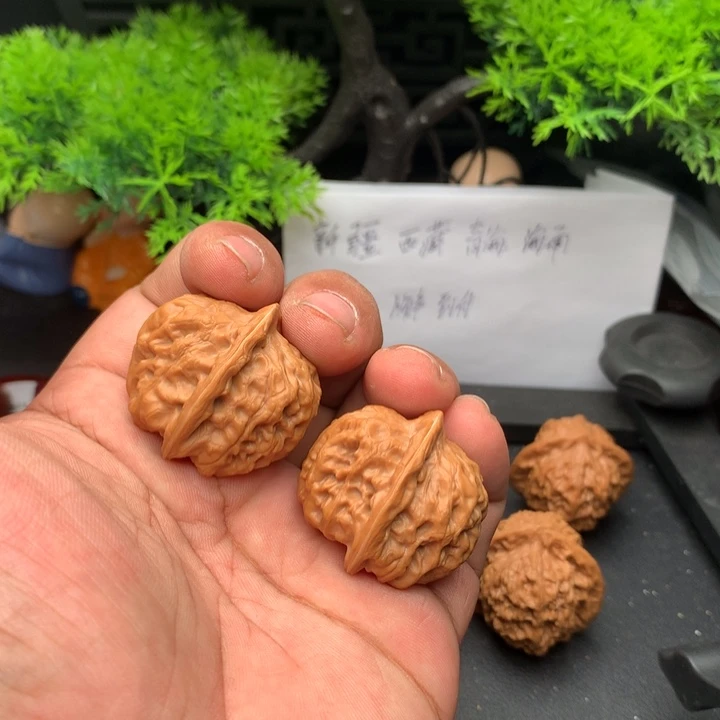 吊坠文玩核桃34门头沟元宝