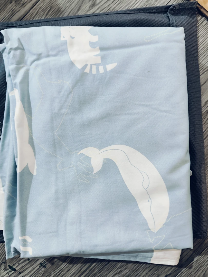 外贸儿童纯棉被套尺寸约90*120左右瑕疵颜色不挑发2条