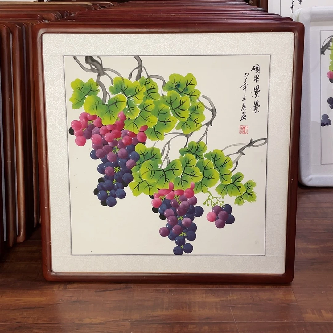 国画带框尺寸63*63厘米