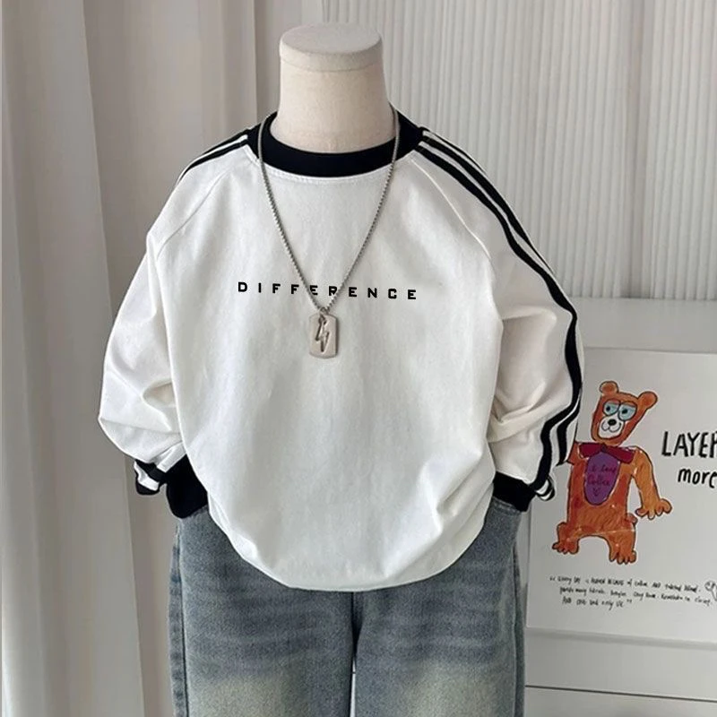 男童帅气春秋打底衫韩版儿童上衣宝宝T恤中小童休闲潮款纯棉长袖t