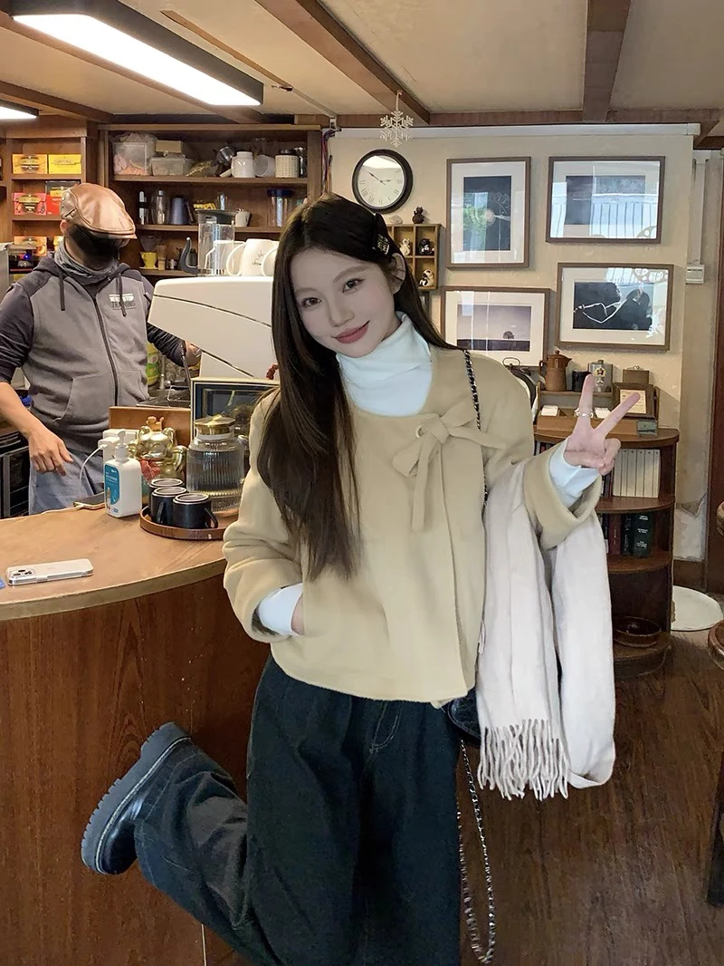 17-6454/小香风黄色短款外套