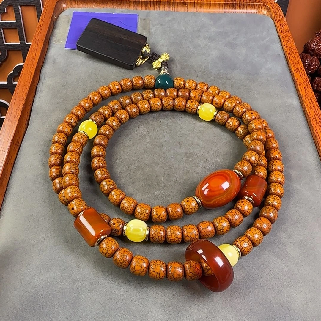 邂***天星月菩提吊坠脖挂