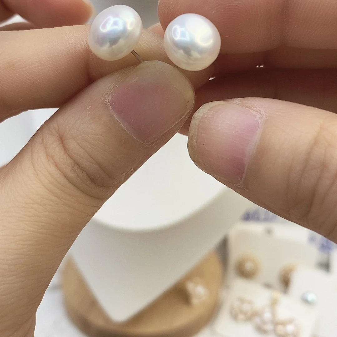 钛钢颈饰淡水珍珠