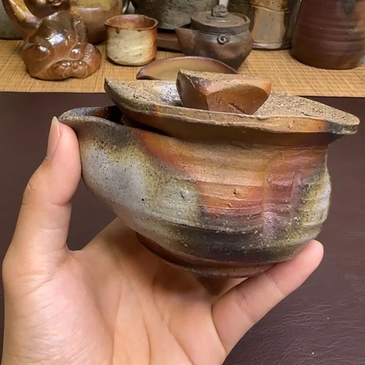 备前烧 横山伸一 宝瓶