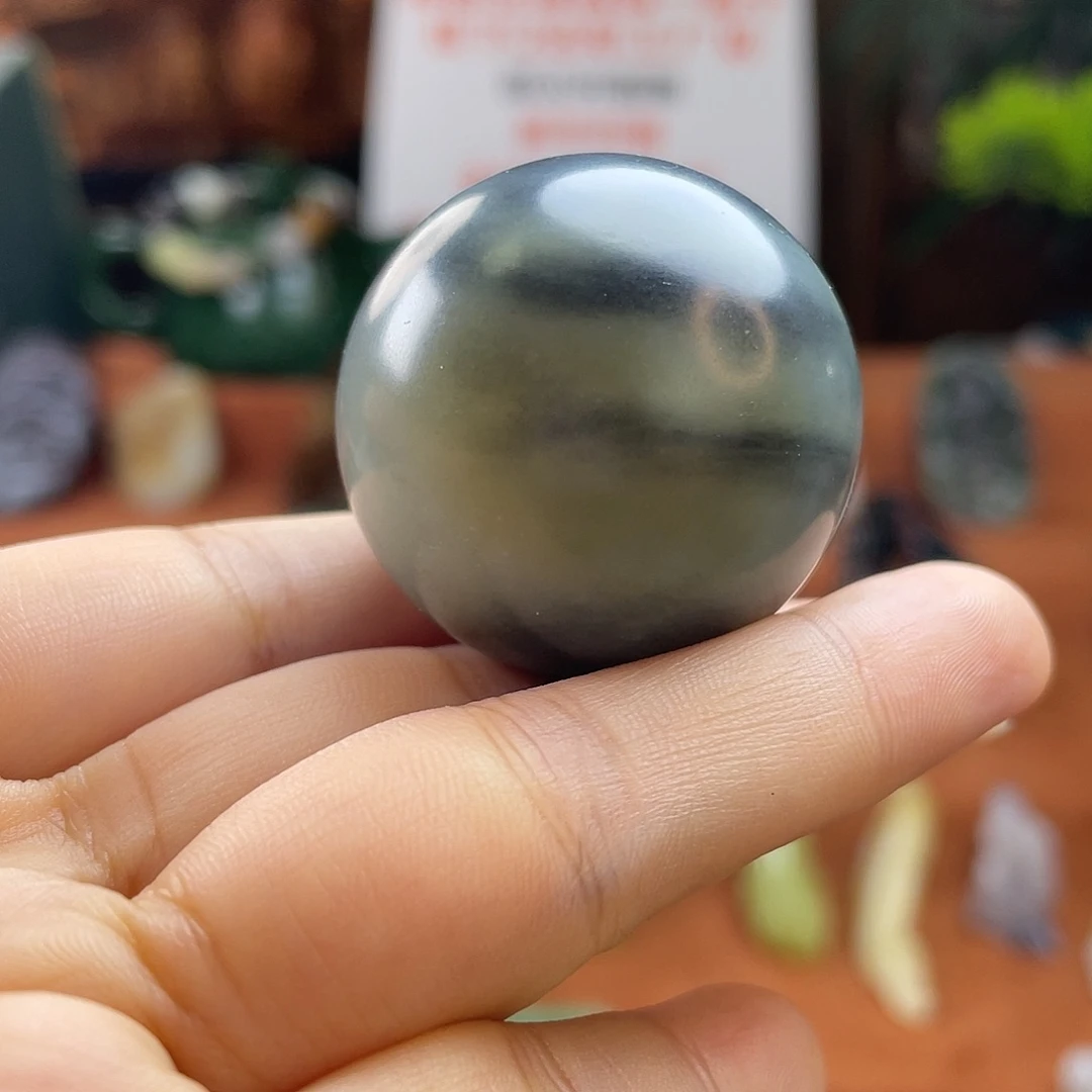 和田玉未镶嵌颈饰新疆楼兰糖三彩单珠