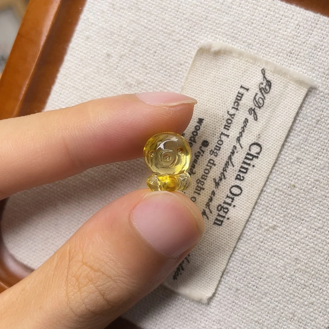 未镶嵌琥珀裸石章鱼