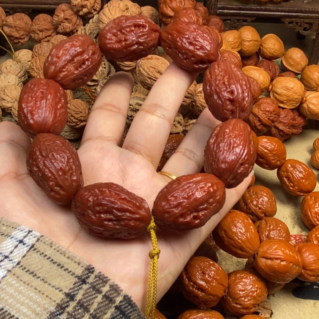 逍***儿文玩核桃吊坠无边大枣文玩核桃