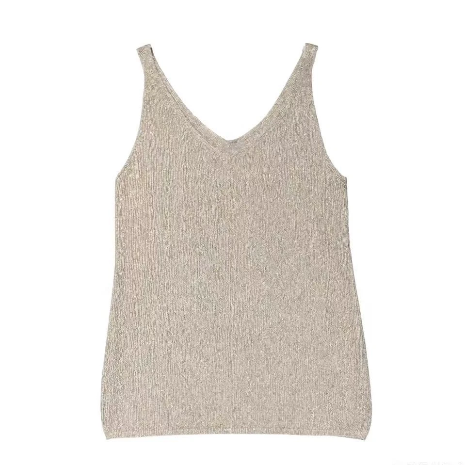 柔软舒适百搭吊带女背心打底1403