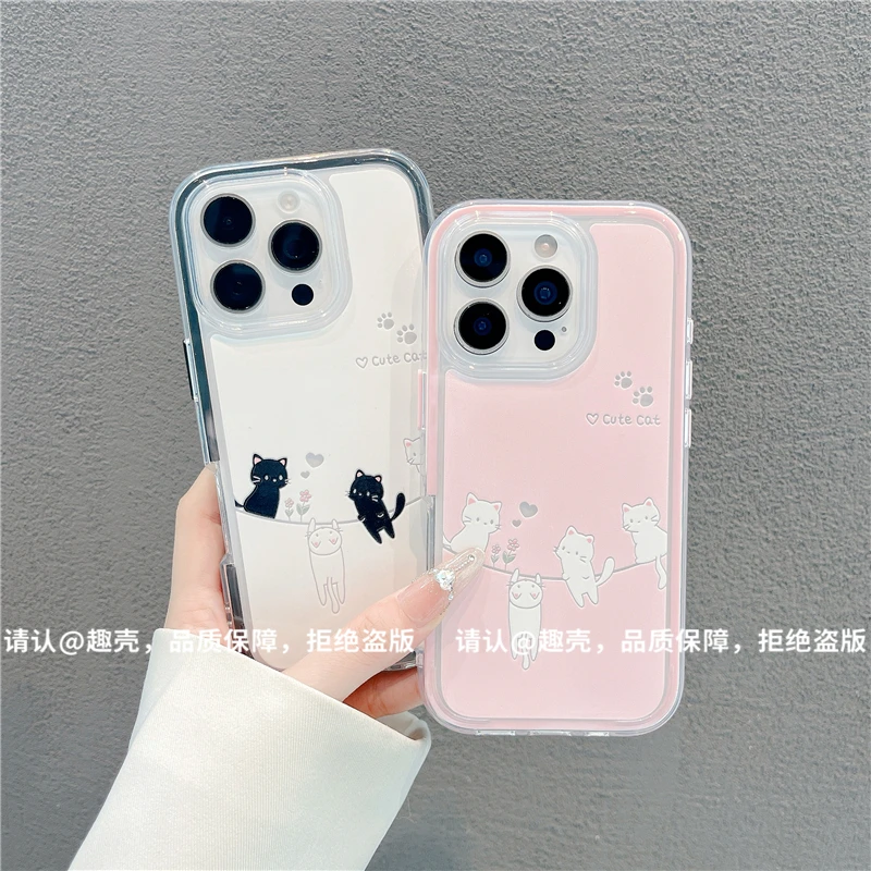 三合一炫彩适用苹果iPhone17/华为荣耀/OPPO/VIVO/小米手机壳爆款