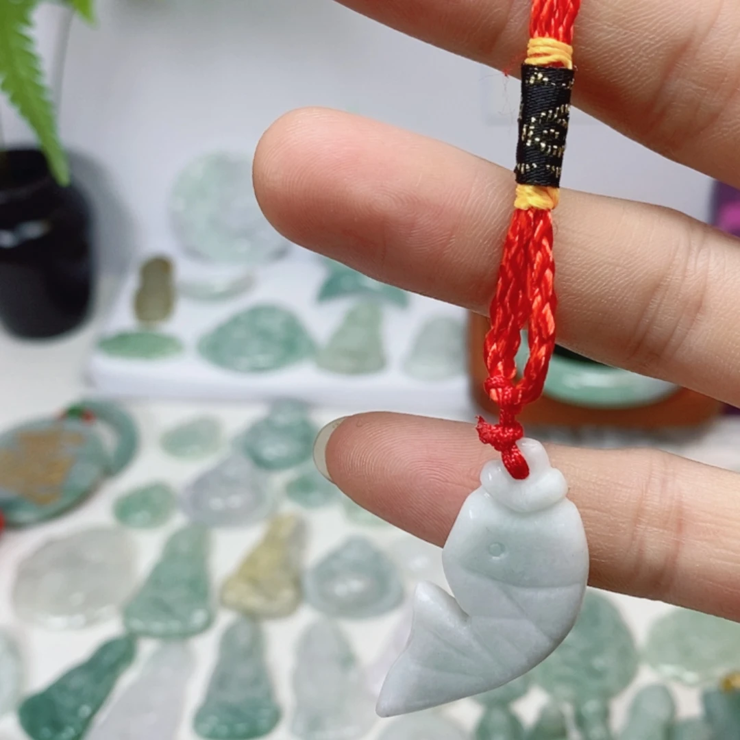 翡翠未镶嵌挂件翡翠