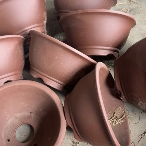 紫砂花盆100-8。