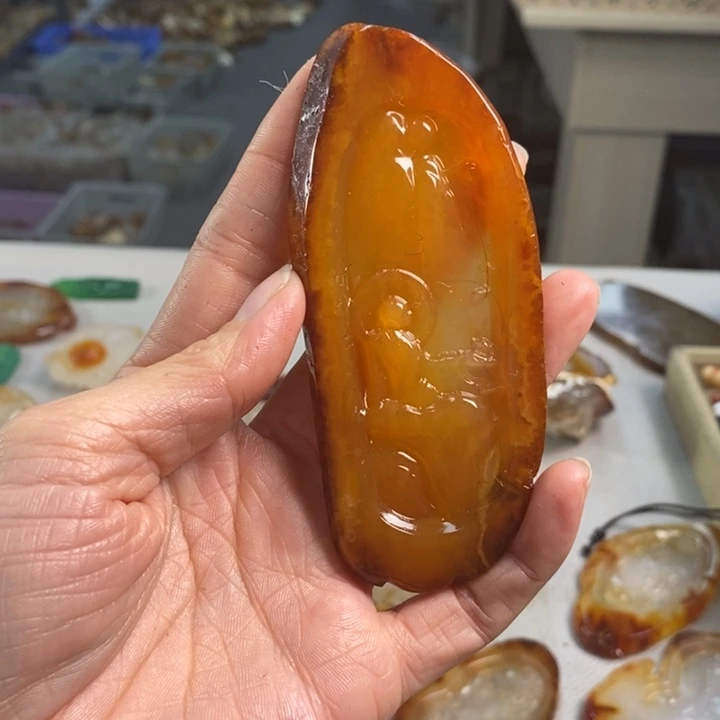 玛瑙/玉髓吊坠(不含链)未镶嵌