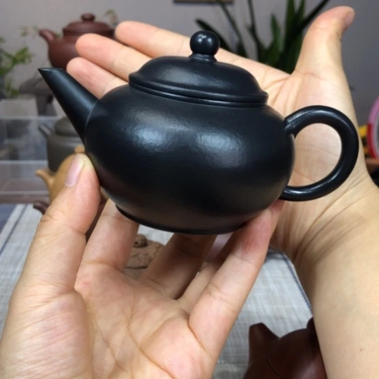 茶壶紫砂朱泥焐灰水平170cc