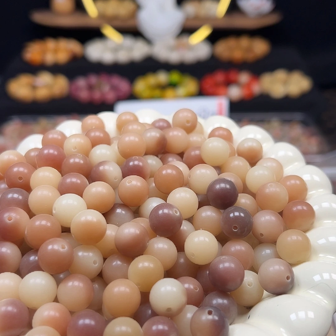 菩提根/象牙果手串微瑕卡11干枯梅桂圆150颗