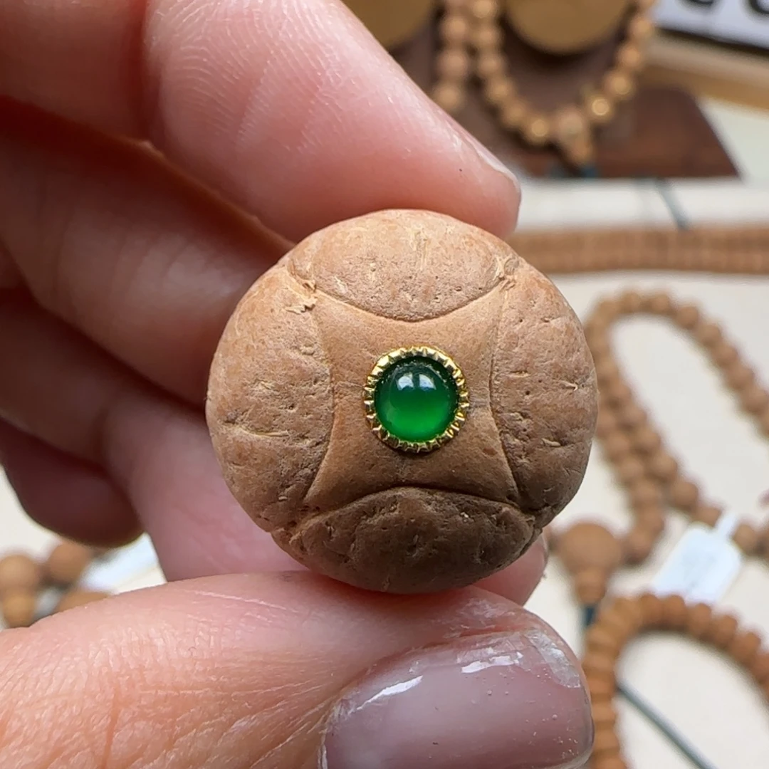 吊坠凤眼菩提20-16.4麒麟镶嵌单颗