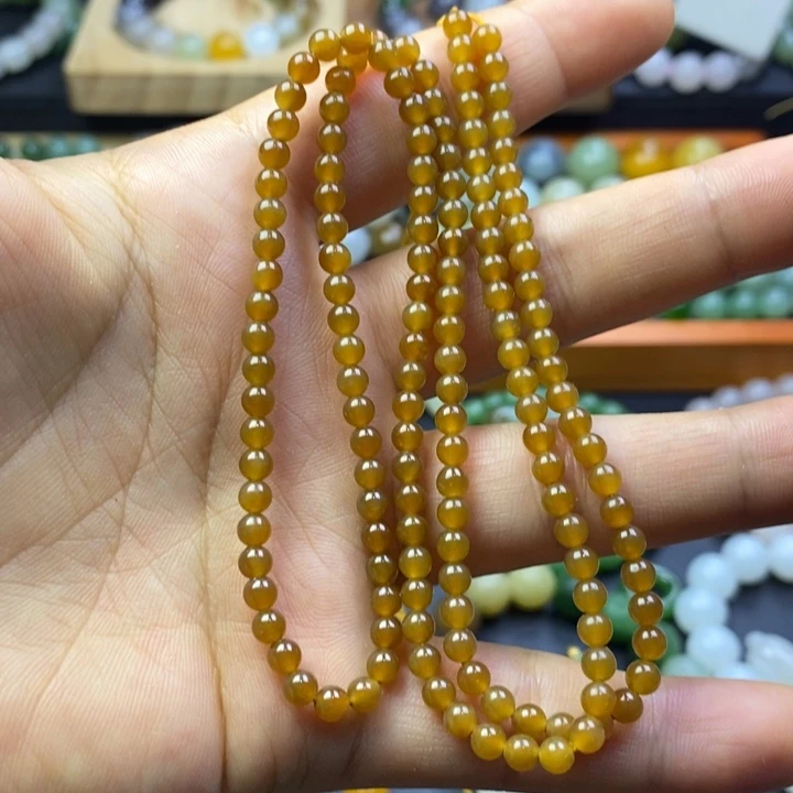 和田玉未镶嵌珠宝半成品金糖卡4