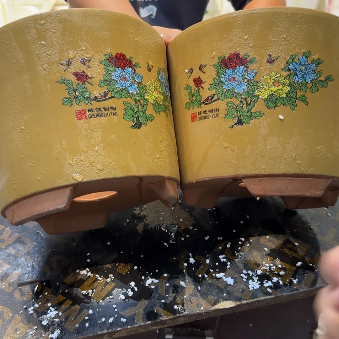 紫砂花盆口径17.13口径