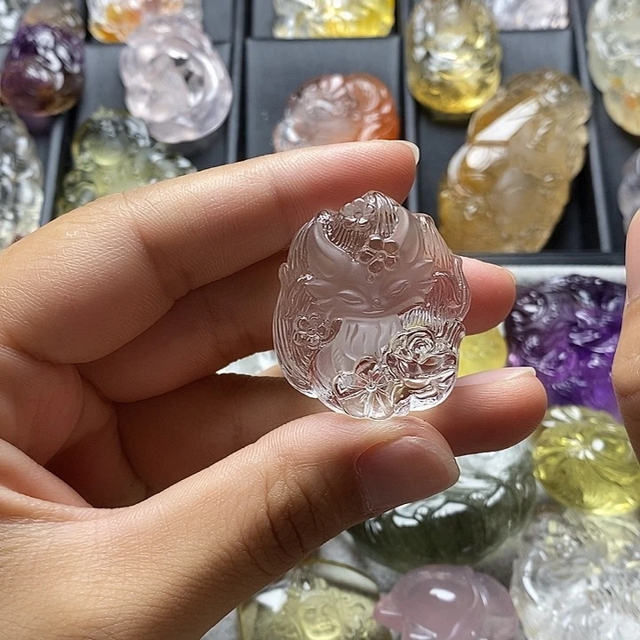 未镶嵌颈饰水晶水晶吊坠