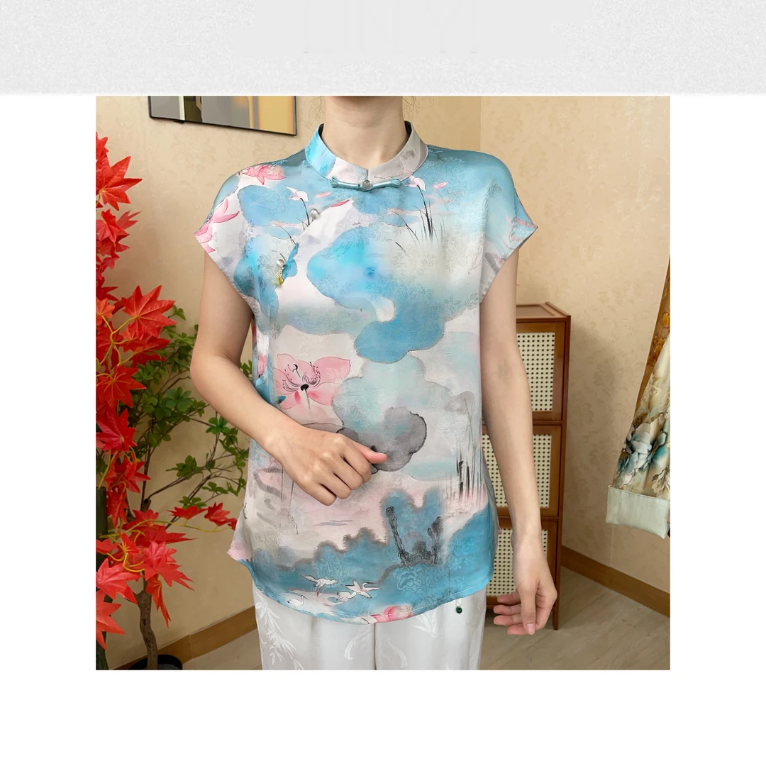 760 新中式国风中式小衫时尚显瘦休闲上衣