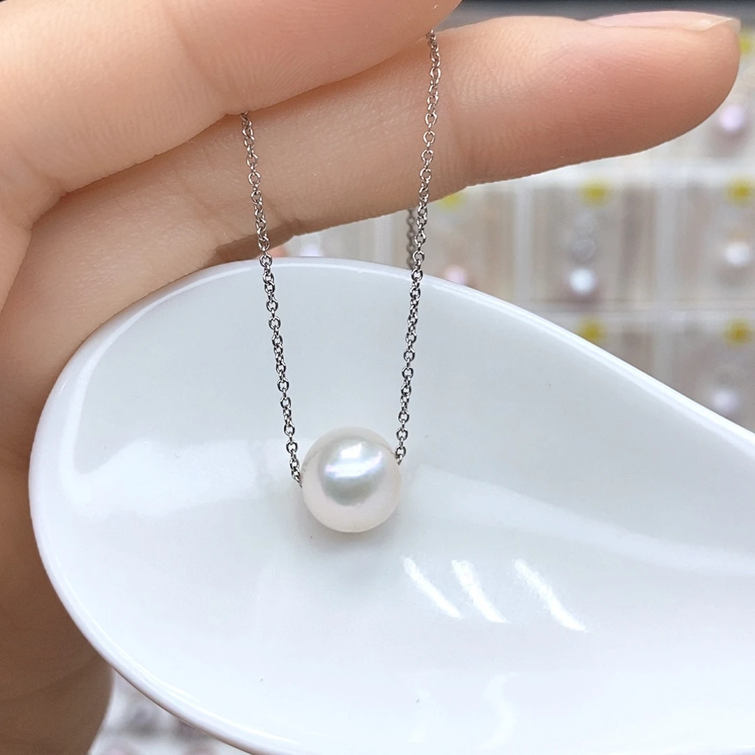 淡水珍珠合金颈饰