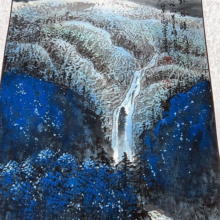 国画新年快乐纯手绘作品