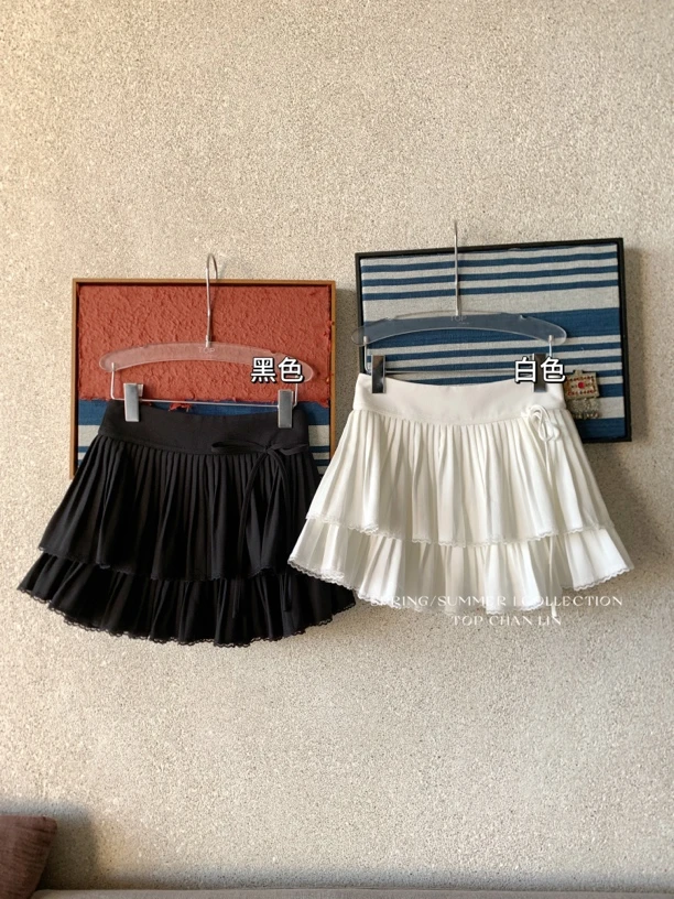 纯欲短裙蛋糕双层减龄