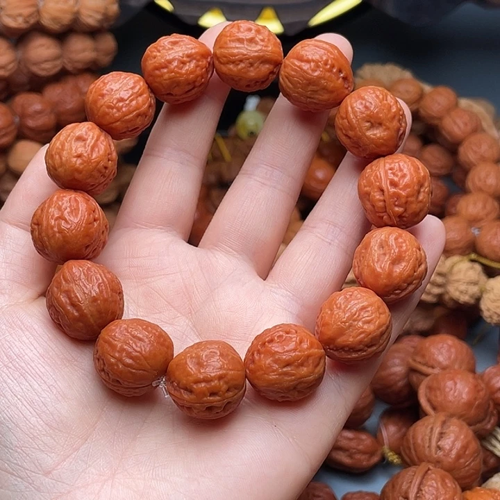 西***星文玩核桃手串小豆豆